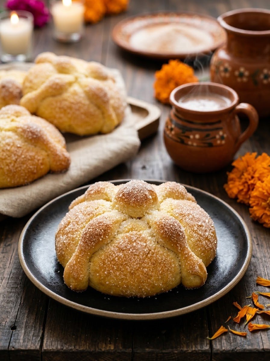Pan de Muerto Tradicional Mexicano